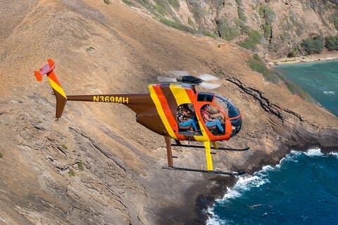 Oahu: Magnum PI Hughes 500 4-Passenger Doors-Off Helicopters
