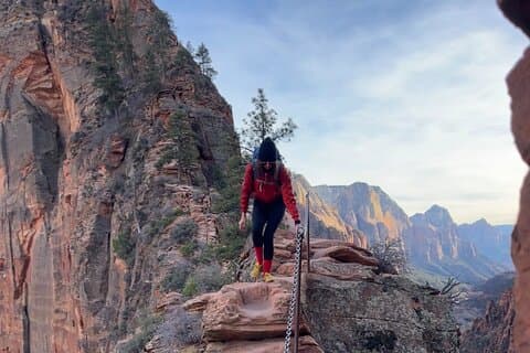 Zion National Park- Private Angels Landing Hike Permit Included