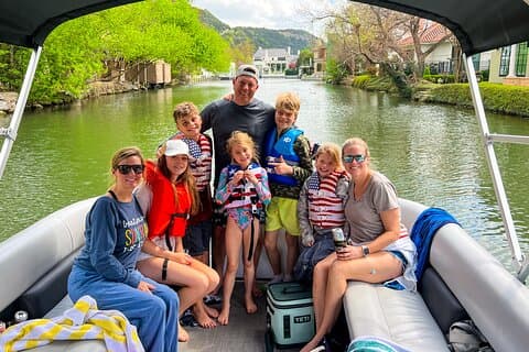 Lake Austin Private Party Boat 2-Hour Swim, BYOB, Lily Pad