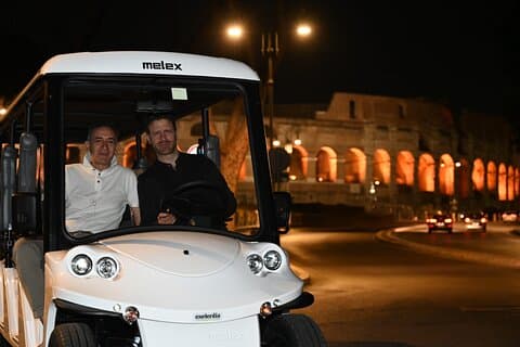 Rome- Golden Hour Golf Cart Tour