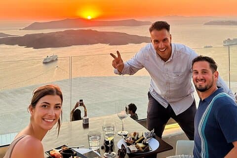 Santorini Sunset Wine Abundance: 4 Wineries & Local Meze
