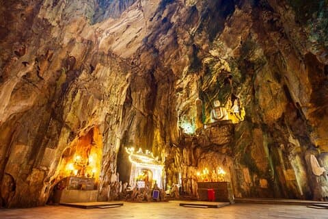 Marble Mountains, Monkey Island ,Hell Cave & DaNang Private Night
