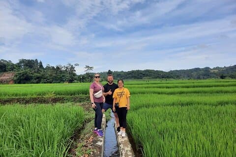 Full Day Cultural Bogor Adventure in Waterfall and Rice field