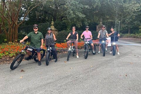 3.25-Hour Wilmington E-Bike Airlie Gardens Self/Or Guided Tour