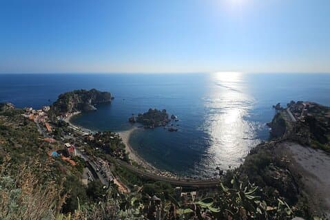 Taormina Isola bella : private cruise tours from Messina