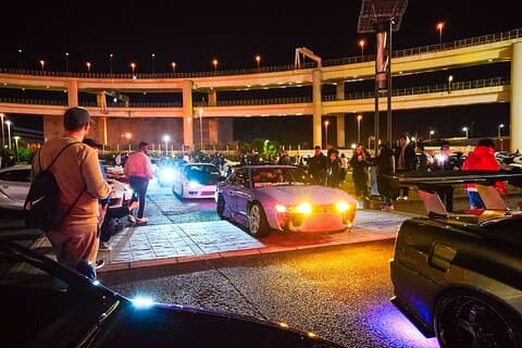 Tokyo Legendary JDM CAR Daikoku Underground Meetup Tour
