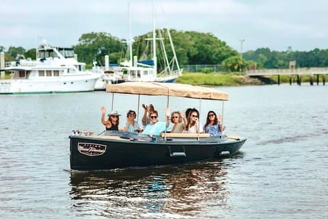Private Captained Luxury Electric Boat Charter in Savannah