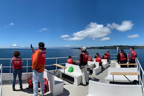 Scenic Catamaran Tour on Llanquihue lake