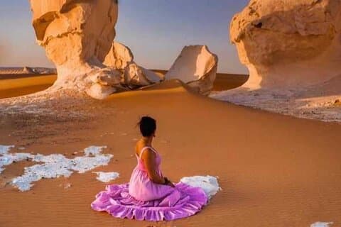 2-Day White Desert Camping Adventure with Custom Events Experienc