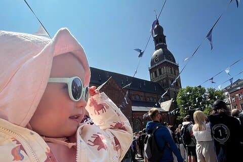 Old Riga Heated E-Bus Tour with Audio Guide