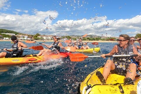 Costa Brava: Kayak, Snorkel, Photos, Lunch, Beach & Cliff Jump!