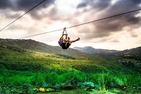 Zip Zoom Ziplines at La Jolla Indian Adventure Park