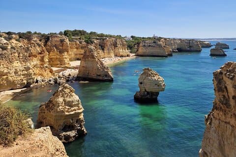 Private Algarve from Lisbon: Carvoeiro, Benagil caves and Lagos