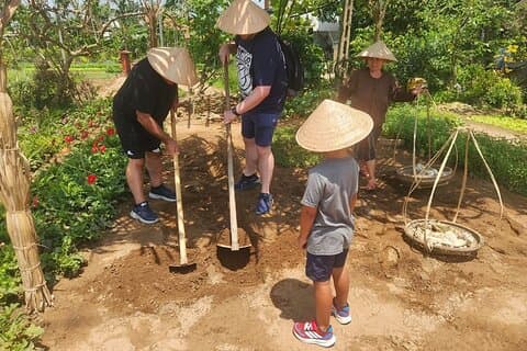 Hoi An Countryside Tour:Basket Boat,Buffalo Ride, Farming & Lantern Making Class