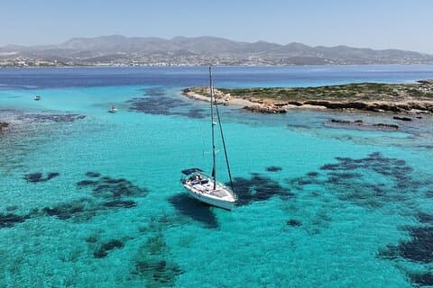 Private full day cruise to Antiparos with Paros Sail
