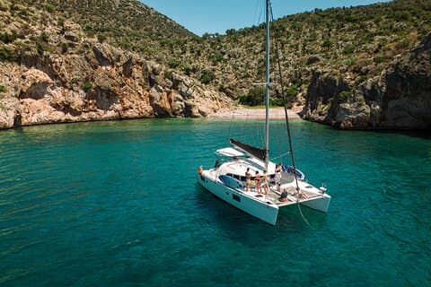 Catamaran Cruise in Nafplio | Greek Buffet & Open Bar
