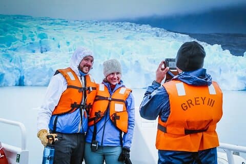 Grey Glacier Navigation in Torres Del Paine
