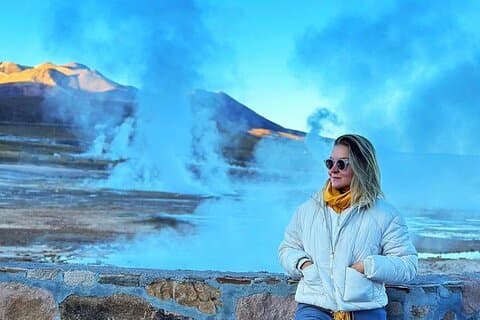 Sunrise in the Geysers of the Tatio Andes trip