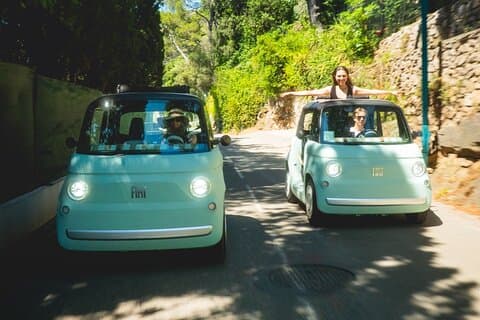 Retro Electric Topolino Ride on the French Riviera