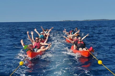 KAYAK ADVENTURE! Wild Coast Exploring - Snorkeling & Cliff Jumps
