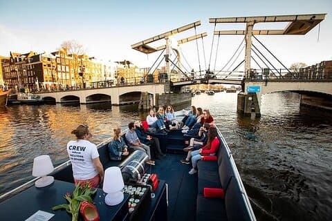 Amsterdam Canal Cruise with Open Bar - Red Light District