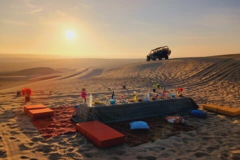 Paracas and Huacachina Exclusive Sunset Picnic Tour