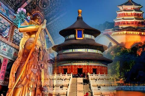 Temple Heaven, Lama Temple, Summer Palace & Peking Duck Bus Tour