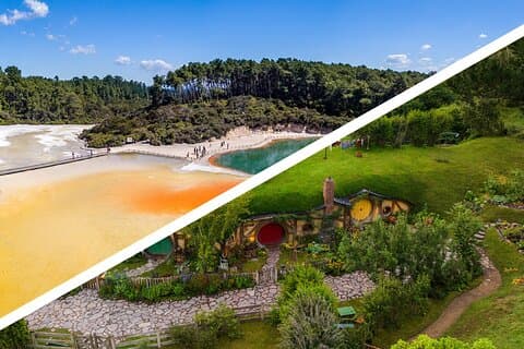Hobbiton & Rotorua including Waiotapu Day Tour from Auckland