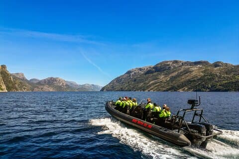 Fjord Tour with hidden cave, Preikestolen, Waterfalls and Goats