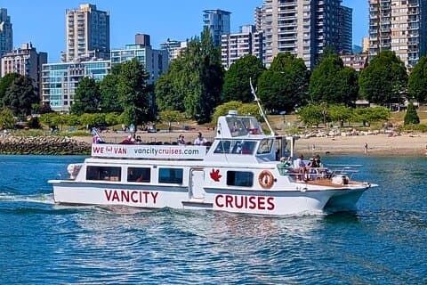Vancouver Scenic Sightseeing Boat Tour with Live Tour Guide