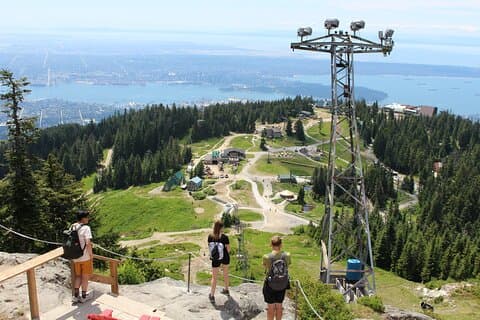 Grouse Mountain, Skyride Gondola & Capilano Bridge from Vancouver