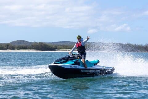 5 Hour Jetski Adventure from Brisbane to Moreton Bay Islands
