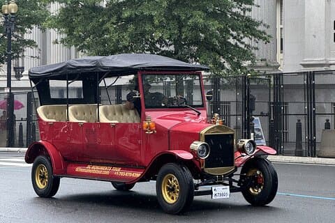 Washington DC Sightseeing Tour with Vintage Model-T Classic Cars