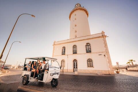 Malaga 1 hour private city tour by Tuk and Flow