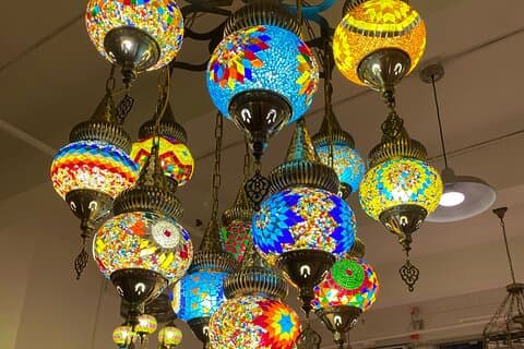 Turkish Mosaic Lamp Workshop in Chantilly