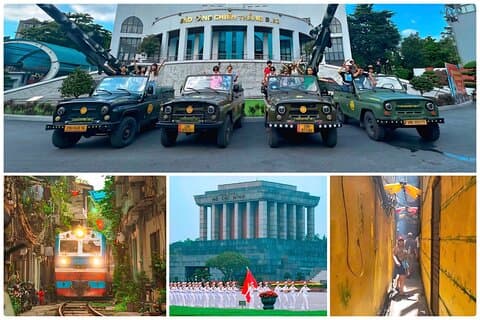 Hanoi Backstreet Jeep Tour : Hanoi HIGHTLIGHTS and HIDDEN GEMS