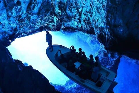 Kotor: Boat to Blue Cave, War Tunnels, Our Lady of the Rocks