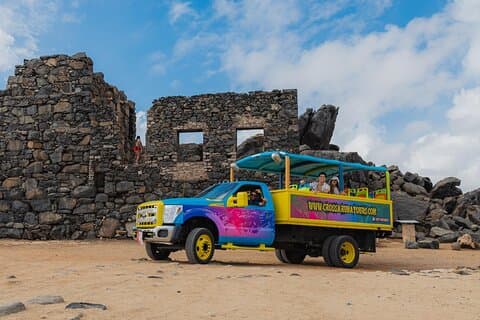Aruba Half-Day Full Island Safari Adventure with Baby Beach Swim