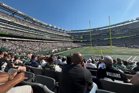 New York Jets Football Game at Metlife Stadium