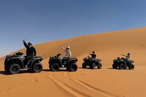 Merzouga camel ride, overnight stay at Desert Luxury Camp