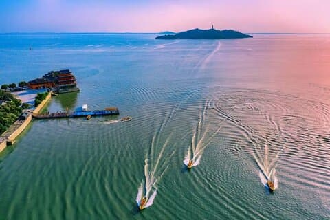 Hefei Laoshan Island and Anhui Museum Private Tour