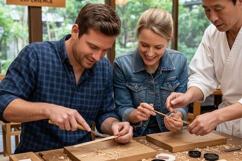 Kyoto : Chopsticks Making Workshop with Engraving Option