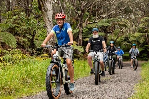 Big Island: Fat Tire E-Bike Tour through Volcanoes National Park