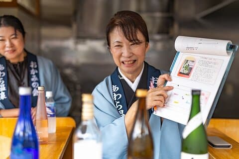 Awara Sake Tasting Love and Stories by the Okami Brewers