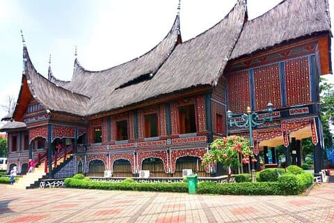 Miniature Park with Traditional House and Old Town Batavia