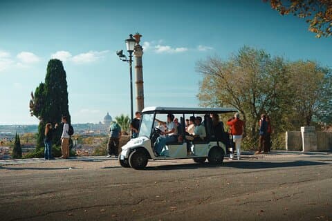 Rome VIP Private Golf Cart Experience