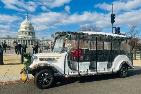 Washington DC Monuments & American History Guided E-Cart Tour