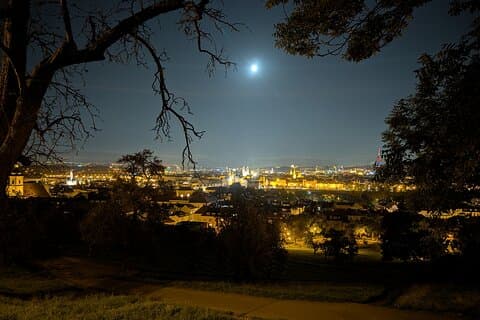 Prague by Night A Scenic Walk from Petrin Hill to Old Town