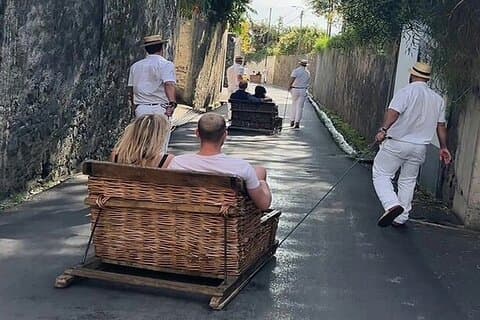 Madeira Monte Toboggans and Old Town Tuk Tuk Tour by MadTuk