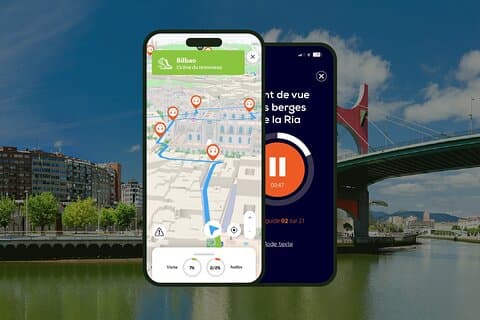 Bilbao Audio Guided Walking Tour 3h00 and 21 Audio Commentaries